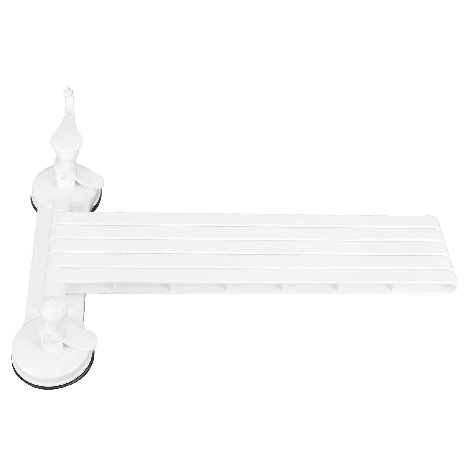 Porte-serviettes rotatif pliable en ABS à 5 bras pour optimiser le séchage