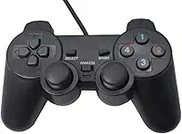 JOYSTICK CONTROLE PC USB VIBRATION RASPBERRY TV BOX 01301 Cor:Preto
