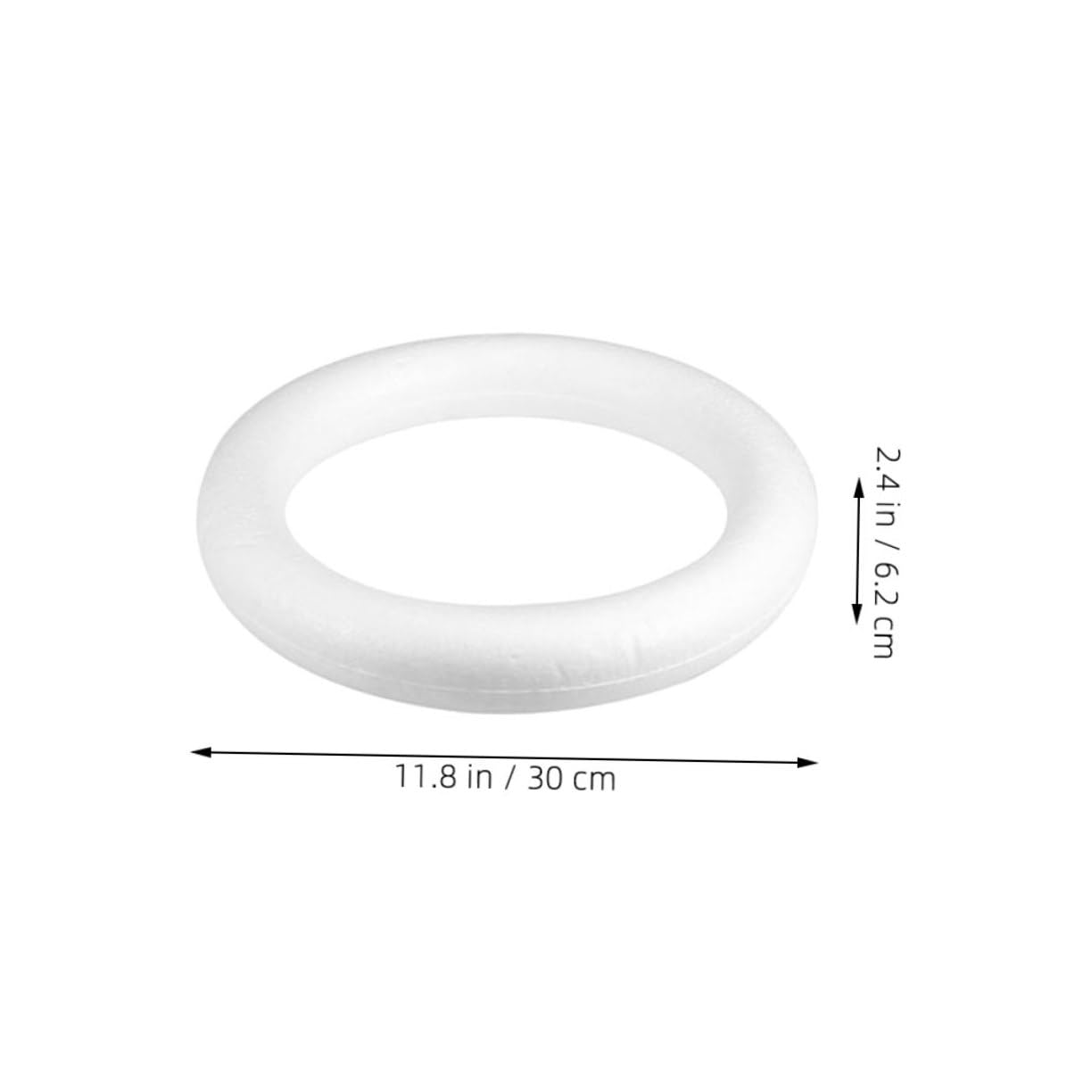 3pièces Kit De Couronne De Noël Mousse Ronde pour Décoration De Fêtes Travaux Manuels Et Mariages Cercles De Couronne Mousse pour Artisanat