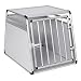 EUGAD Hundetransportbox Alu Hundebox Reisebox Autobox für große Hunde Husky Samojede Weimaraner Border Collie Chow-Chow Shetland Sheepdog 85 x 65 x 69 cm XL 0009LL