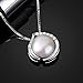 B.Catcher Perla Collar Mujer Plata de Ley 925 con Para Originales Cadena...