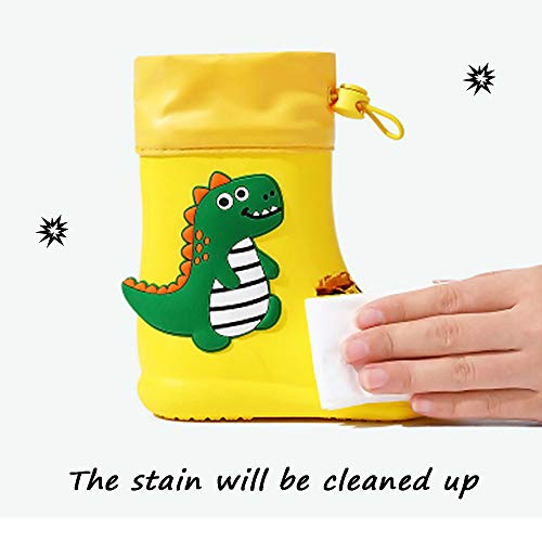 CELANDA Baby Dinosaurus Regenlaarzen Peuters Waterdicht Antislip Wellies Unisex Kinderen Wellington Rubber Regenschoenen… - Image 7