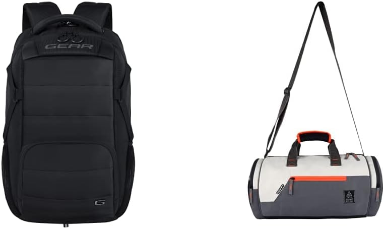 30 Ltrs (24 Cms) Standard 2 Compartment Backpack (Black)