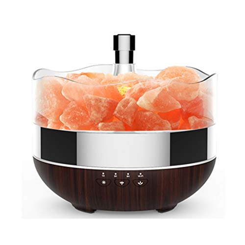 Essential Oil Diffuser Wi-Fi Aroma Humidifiers for Bedroom,Works with Alexa APP,400ML Salt Lamp Air Prufier Diffuser,Cool Mist Humidifier with 7-color LED Bedside Lamp
