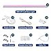 Monios-L LED Grow Lights for Seedlings,Growing Strips for Indoor Plants, 2FT 60W(6 x 10W) T5 Clone Light Bars,Extendable 24 Inches Plant Shelf Lighting for Greenhouse, Easy Installation [6-Pack]