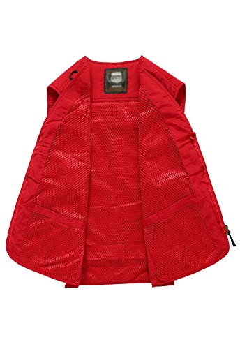 Image of Hbufnha Outdoor Fishing Hunting Vest Multi Pockets Work Cargo Jacket