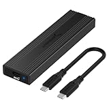 SABRENT M.2 SSD外付けケース/ M.2 SSD PCIe NVMeとSATA SSDに対応/ SSD 1TB、SSD 2TB、SSD 500GB、SSD 4TB、16TBまで対応/ USB Type-C 3.2/ 10gbps/ SuperSpeed/ アルミ製/ 工具不要/ PC、ミニPC、Macbook、ノートPCに使用（EC-SNVE）