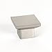 Elevate Square Knob Finish: Brushed Nickel