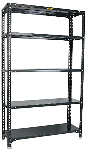 Image of Steel Point Sheet Shelf Multipurpose Slotted Angle Rack Metal Slotted Rack for Office (5 Shelf)