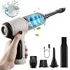 Aspirateur à Main sans Fil, Mini Aspirateur 2000mah/9000pa avec Filtre Lavable, Aspirateur De Voiture Portable sans Sac Suppression du Bruit Humide Et Sec Et Humide pour La Maison Et Les Voitures