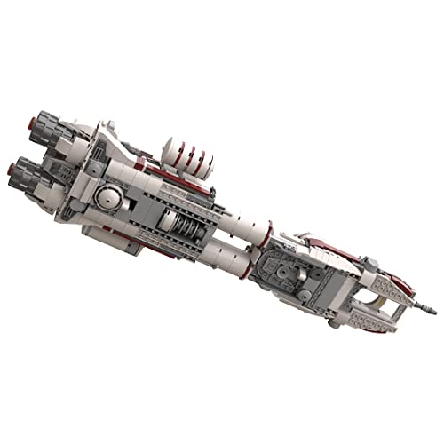 Tosbes Technik Raumschiff Modell Bausteine, MOC-65811 Sci-Fi Schlachtschiff for Tantive IV, 1120 Teile Raumschiff… – Bild 4