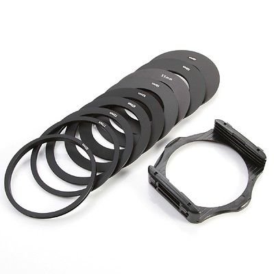 FOTGA 9pcs 49 52 55 58 62 67 72 77 82 mm Square Filter Ring