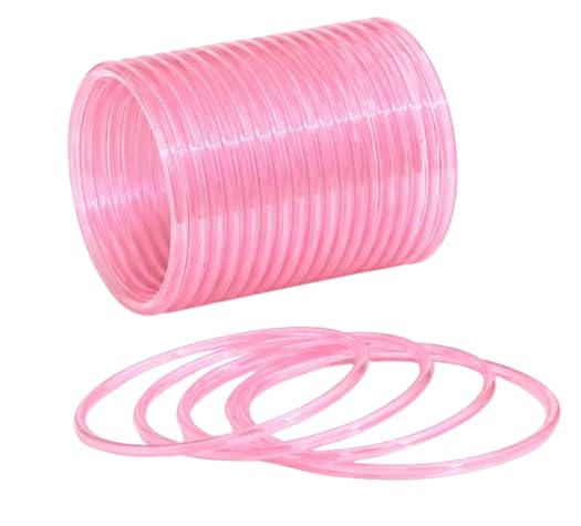 Women Transparent Jelly Bangles Durable, Lightweight & Trendy Bangles for Women and Girls | Perfect for Casual Wear Pack of 24-image-20