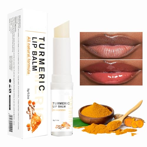 Generic Lip Lightening for Dark Lips, Turmeric Lip Balm for Smokers, Lip Brightener for Smokers Dark Lip, Lip Scrub for Dark Lips to Lighten, Lip Exfoliator Scrub for Lip Softening & Hydration (1pcs)