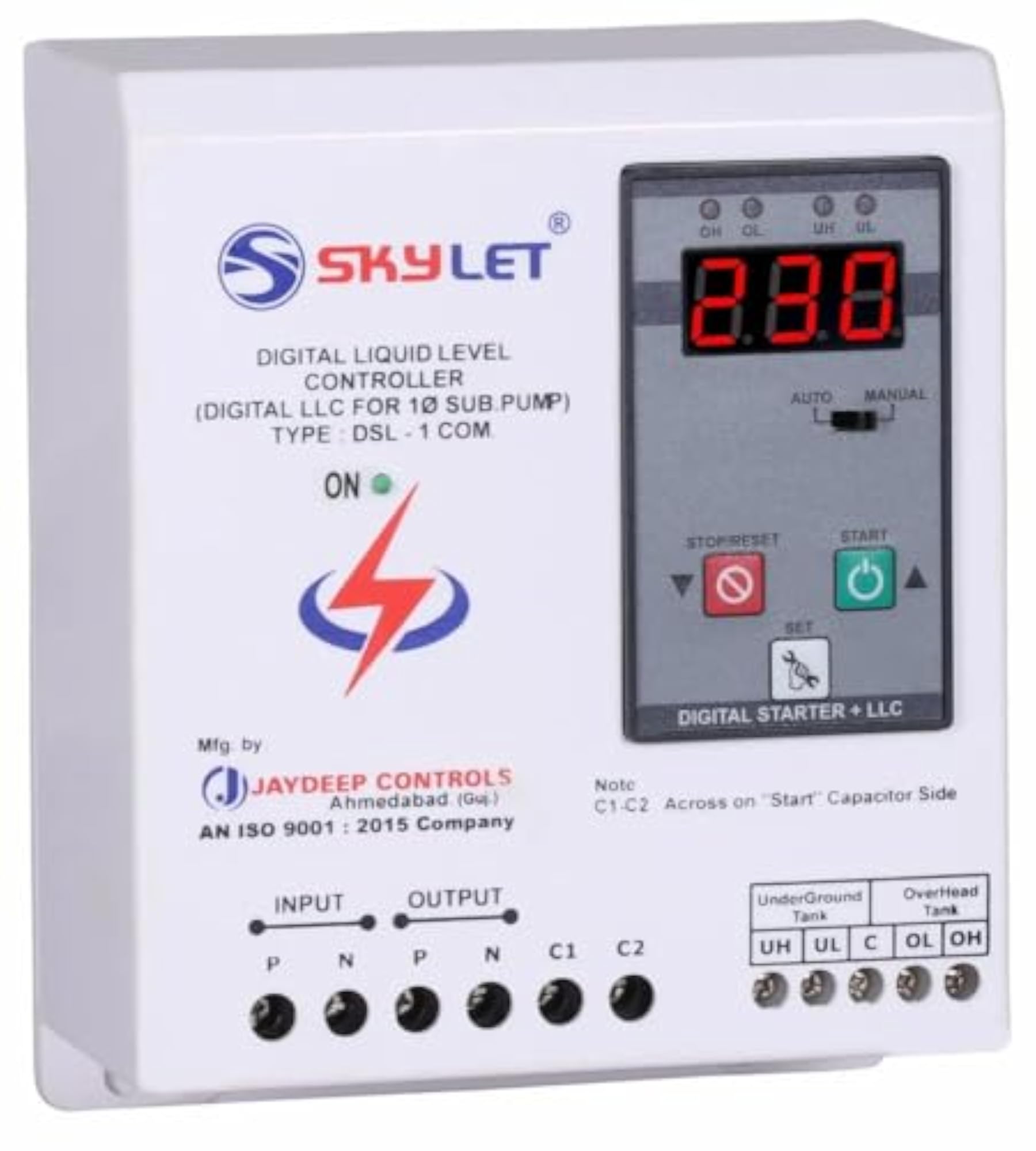 Digital Starter with Water Level Controller, 20A