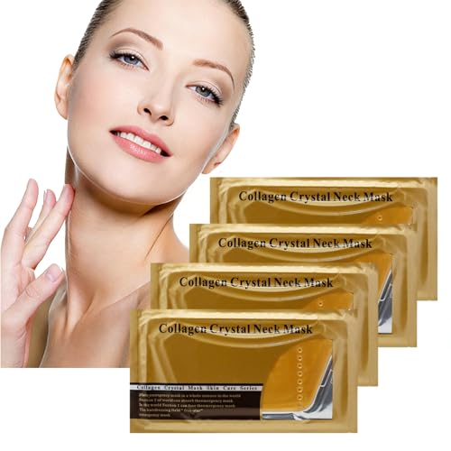 NiraBloom Korean Bio-Collagen Necklift Mask - Younger Neck After 1 Use, Bio Collagen Neck Patches, Hydrating, Plumping, Firming, Silicone Wrinkle Mask Reusable for Tightening and Firming (2)