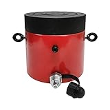 200 Ton Hydraulic Cylinder Ram 50mm Stroke Jack Ram 7.25 Inch Closed Height Lifting with Lock Nut