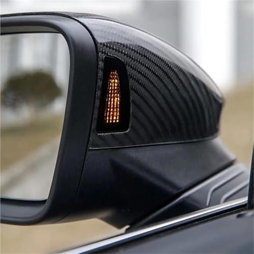 Capuchons de rétroviseurs pour Golf 8 finition miroir gloss black - 4