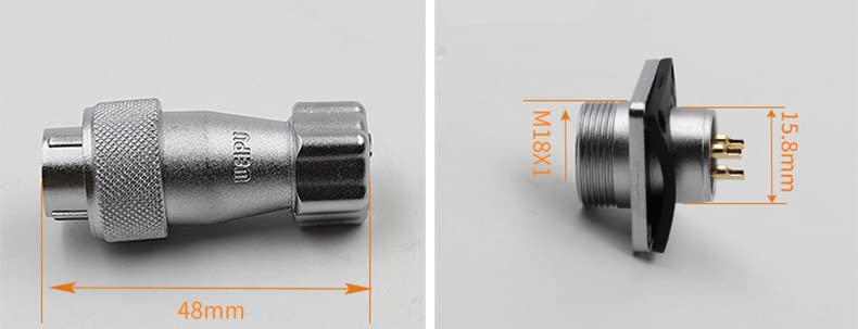 WS16 4Pin TP + Z Male and Female one Pair Electrical Connector Plug Socket,5A Circular Waterproof Connector