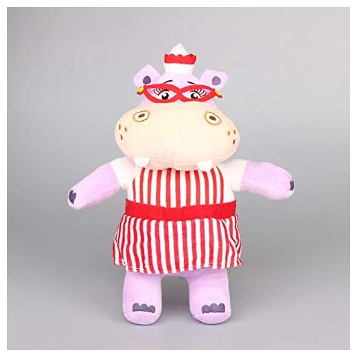 30 Cm Anime Doktor Doc Mcstuffins Flodhäst Djur Fylld Plyschdocka, Flodhäst Plyschleksaker Docka Peluche Kvinnor Barn Gåva