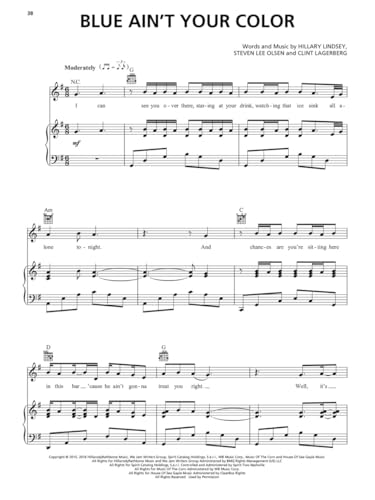 100 Greatest Country Artists Sheet Music | Piano, Vocal, Guitar Songbook | 100 Songs by Country Legends | Includes Hits by Johnny Cash, Patsy Cline, Reba McEntire, Shania Twain - Image 6