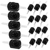 Construction robuste : fabriqué en métal de qualité et ABS, ce bouton poussoir miniature aux fissures et à l'usure, garantissant une durabilité appréciable même dans des environnements exigeants