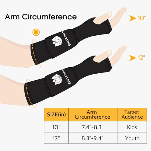 image for FitsT4 Sports Volleyball Arm Sleeves for Girls Passing Forearm Sleeves
