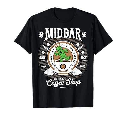 Midgar Fantasy Cactuar Espresso T-Shirt