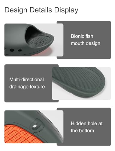 Image of KENROLL KW211 Non Slip Shower Slides, Thin Flat EVA Slippers | 7 drainage holes (5 side+2 bottom), rubber anti-slip patches, lightweight, for pool beach dorm gym, unisex, barefoot feel