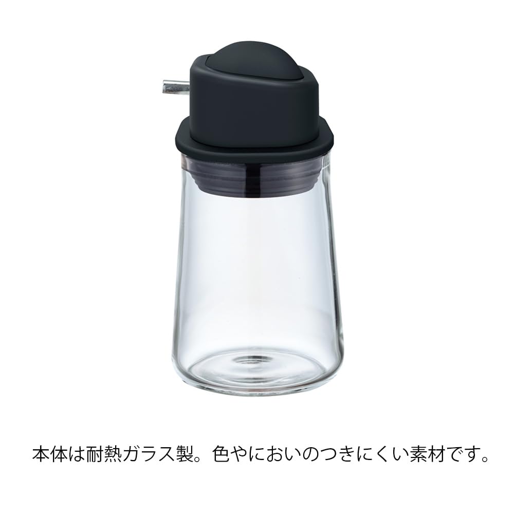 Amazon｜HARIO(ハリオ) 醤油さし ワンプッシュタイプ 80ml ブラック