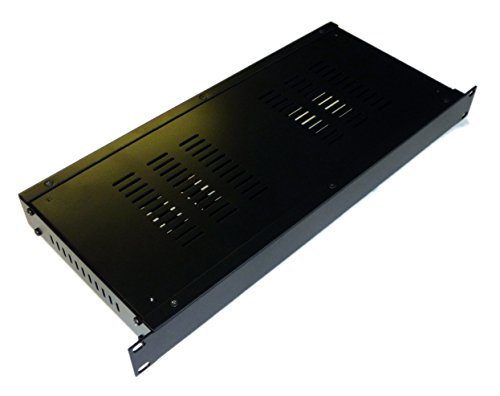 Image of AllMetalParts 1U 19 inch rack mount 200mm vented enclosure chassis case