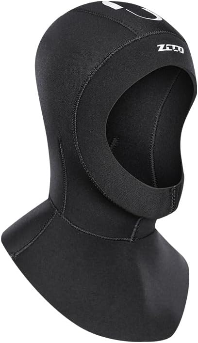 ZCCO Diving Hood 3mm/5mm Neoprene Wetsuit Hood - Durable & Stretchable Cap for Snorkeling, Kayaking, Surfing, Canoeing & Water Sports - Image 4