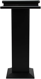 LALABIT Podio Duradero Recepción Consejos Conferencia Silla Minimalista Hotel Maestros Podium Welcome Desk Lectura Académica Escolar (Color : Black, Size : One Size)