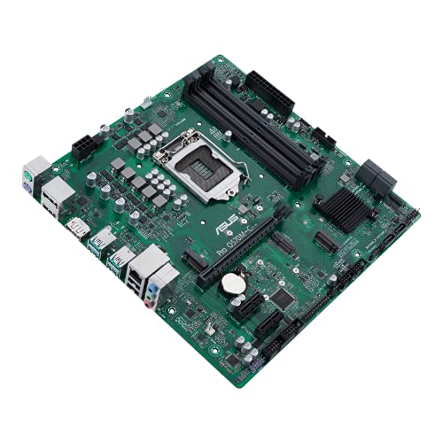 Image of ASUS Pro Q570M-C /CSM LGA1200 (Intel 10th&11th Gen) mATX Commercial Motherboard (PCIe 4.0,1 LAN,Front Panel USB 3.2 Type-C, Intel vPro,2X DP,TPM 2.0 IC,COM debug Header,self-Recovering BIOS,ACCE)