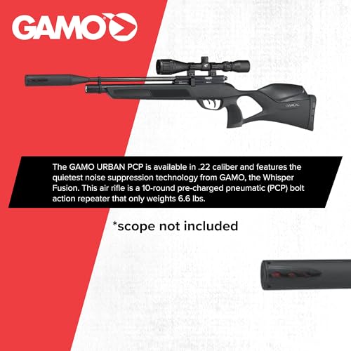 Image of Gamo Urban PCP Bolt Action Air Rifle - .22 Cal - 1100 FPS - Black