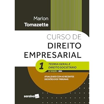 Capa do livro Curso de direito empresarial - Teoria geral e direito societário - 15ª edição 2024
