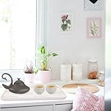 BESPORTBLE Doppellagige Abtropfschale aus Pp Rechteckig rutschfest Obst und Teeteller für Haushalt und Serviergeschirr