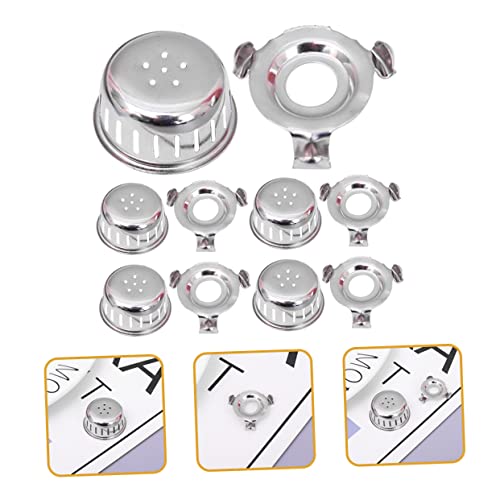 Kit de 10 tapas y soportes de bloqueo para ollas a presión, piezas de repuesto para cocción segura y rápida, compatible con ollas a presión miniatura 7