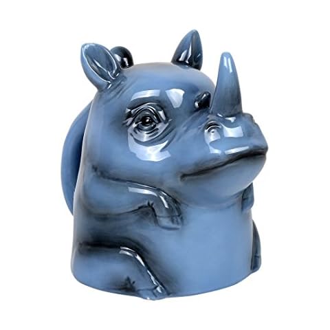 Pacific Giftware Topsy Turvy Rhino Horn Coffee Mug Cover