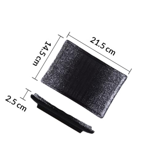 Set de 2 platos rectangulares de porcelana estilo japonés miniatura 2