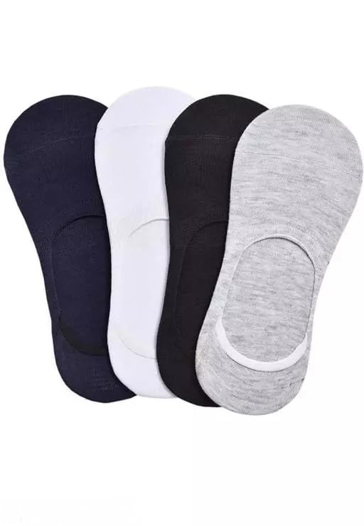 Mens & Women Ankle Socks No Show Socks Loafer Sneakers Low Cut Cotton Socks With Non Slip Grips pair-image-0