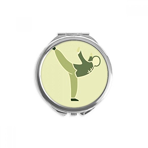 Miroir de maquillage kungfu chine rond, l'idée cadeau culturelle originale et utile