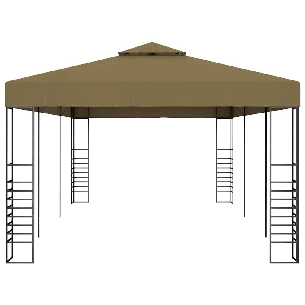 Générique Belvédère 6x3x2,7 m Taupe 180 g/m²,Structures extérieures, Auvents & abris,312230