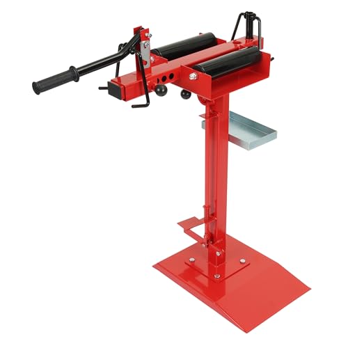 Reniecy Universal Adjustable Portable Tire Changer Manual Car Small Truck Tire Expander Spreader Repair Tool Steel Red+Silvery