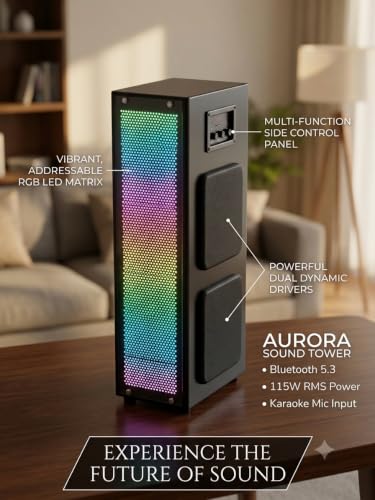 Image of BENCLEY B2926 Double Woofer Tower Speakers /Bluetooth Speaker /Multimedia Speaker /Home Theater with FM Pen Drive Mobile Aux Support (60 cm Height)
