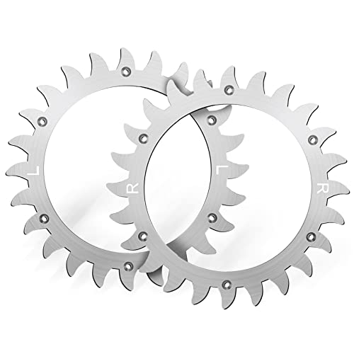 Riuog Edelstahl Spikes,Rasennägel aus Edelstahl (2 Stück) Rasennägel aus Edelstahl zur Mähroboter Traktionshilfe , Passend für Bosch Modell 350, 400, S+ 350, S+ 400, 350 Connect, 400 Connect Cover
