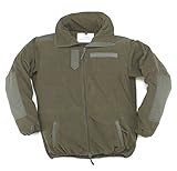 A. Blöchel Winddichter Windbreaker Warme Fleece-Jacke ohne Membrane Wandererjacke Oliv Übergrößen S-5XL (L)