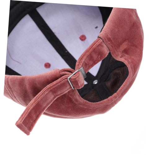 Casquette de baseball ajustable en velours unisexe confortable ne serre pas la tête