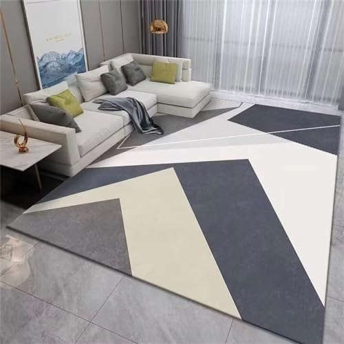 Tapis facile à ranger lavable 80x120cm motif géométrique - 2