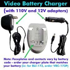 CHARGER AC/DC LITHIUM ION CHARGER FOR OLYMPUS Li30B LUMIX DMCFX7